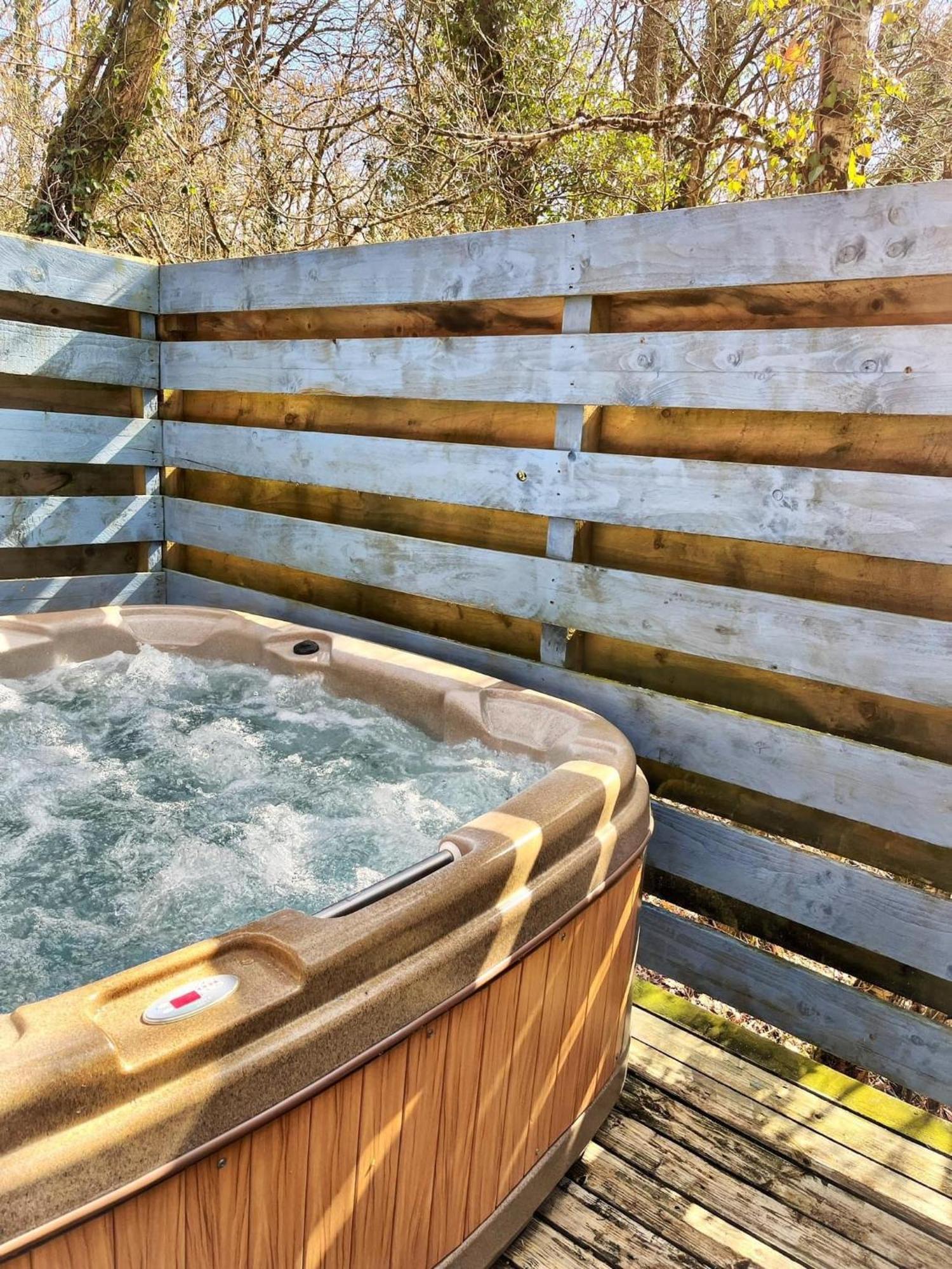 Wren 8-Hot Tub-Woodland Lodges-St Clears-Carmarthen-Tenby 外观 照片